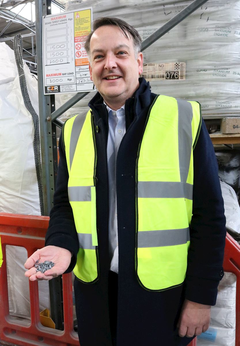 MP Andrew Ranger Visits Ecovyn Ltd to Explore Innovation, Sustainability, and Industry Challenges