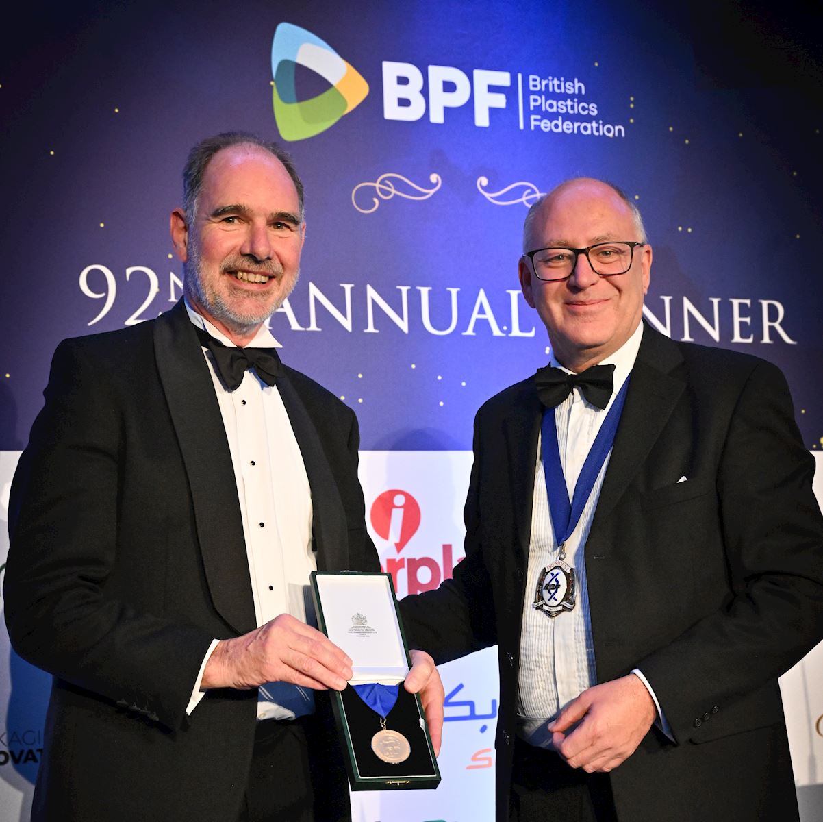 Roger Baynham wins BPF Gold Medal