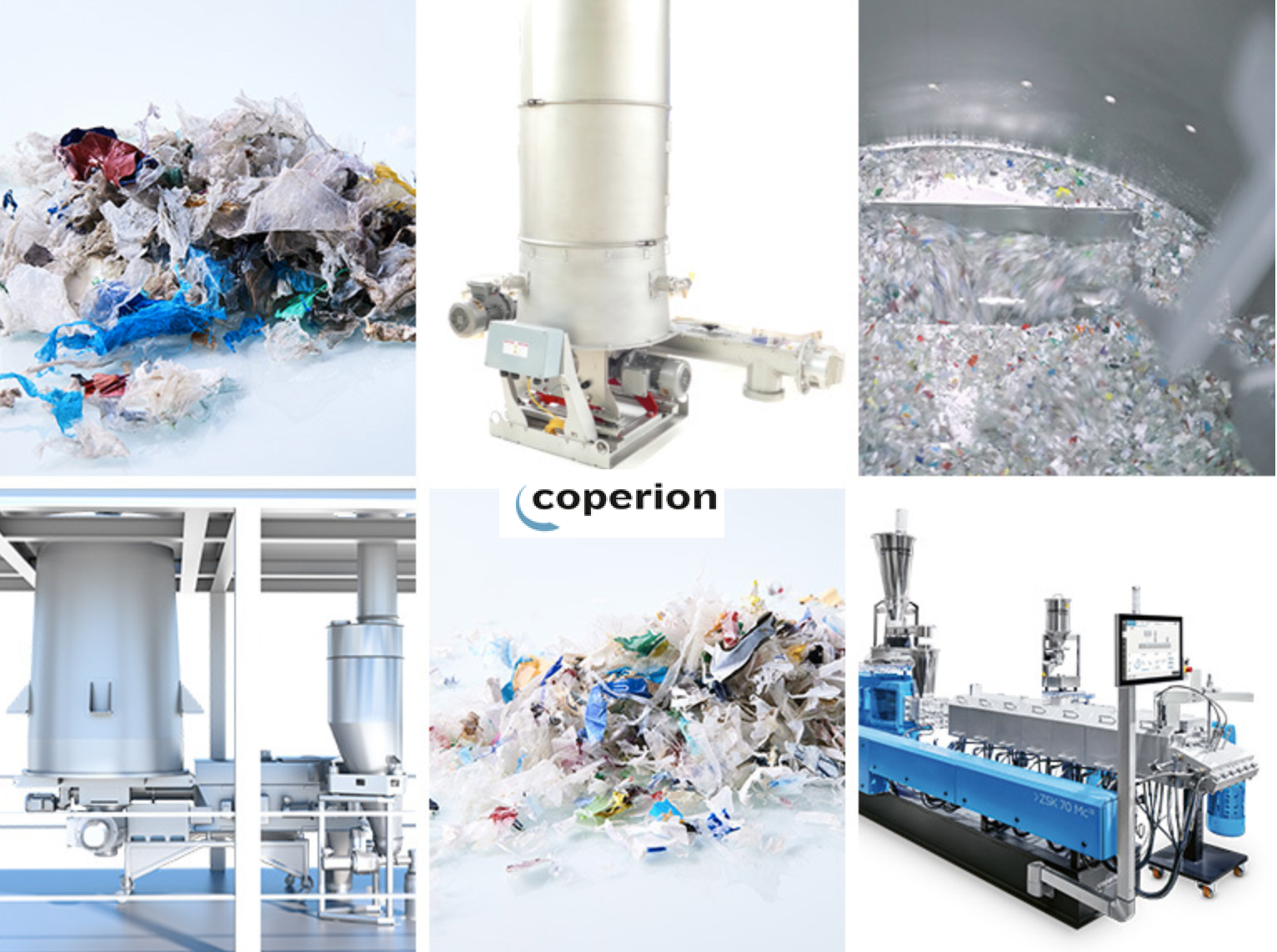 Plastics Recycling: Storing, discharging and feeding fluffy and voluminous materials Plastics Recycling: Storing, discharging and feeding fluffy and voluminous materials